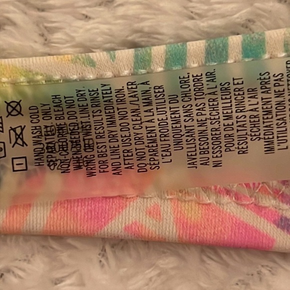 PINK Victoria Secret Women Bikini Halter Top Size Medium Halter Tie - Picture 6 of 7